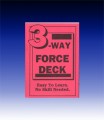 Forcing Deck Three Way Bicycle Deck Blue Back