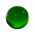 Contact Juggling Ball (Acrylic, FOREST GREEN, 76mm) - Trick