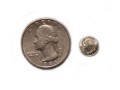 Mini Coins 25 Cent Pieces 6 Each