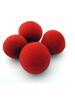 Sponge Balls 1 1/2 Inch Regular RED by Gosh 2 Pack of 4