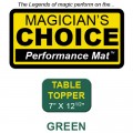 Table Topper Close-Up Mat (GREEN - 7x12.5) by Ronjo - Trick