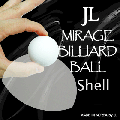 Two Inch Mirage Billiard Balls by JL (WHITE, shell only) - Trick