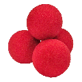 Ultra Soft (1.5 Inch, Red, 4 Balls) by Goshman