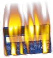 Flaming Credit Card by Peter Austin