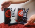 Hippity Hop Rabbits 7 Inch Wood