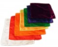 Silks 6" X  6" Pure Assorted Colors 2 Each