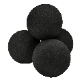 Ultra Soft (1.5 Inch, Black, 4 Balls) by Goshman