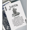 Joker Deck Guaranteed Joker Black and White with Bicycle Backs