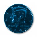 Multi Colored Half Dollar (Blue)