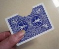 Take A Bite Card Bicycle Back Blue