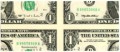 Mismade One Dollar Bill (Mis-Made Bill)