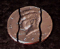 Folding Half Dollar by Roy Kueppers