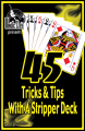 45 Tricks & Tips With a Stripper Deck by Jean Hugard Instant Download Epub 