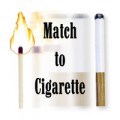 Match to Cigarette by Dave Powelll