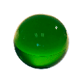 Contact Juggling Ball (Acrylic, FOREST GREEN, 70mm) - Trick